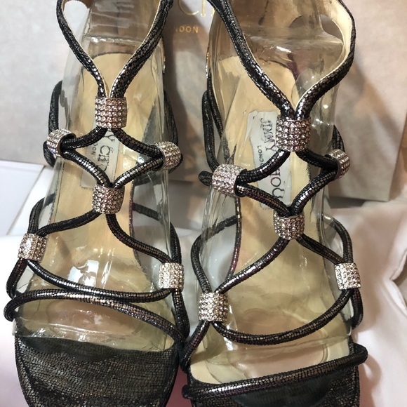 Jimmy Choo stiletto metallic - Picture 4 of 9